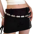Designer Belt One Size Silver Star