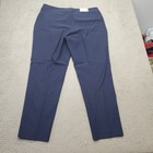 Greg Norman Golf Pants Womens Size 12 Navy Rayon Perfect Fit Performance Pull On
