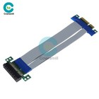 Pci-e 1x 4x 8x 16x Riser Card Ribbon Graphics Card Extender Extension Cable