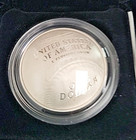 2014 P Baseball Hall Of Fame Proof Silver Dollar Hof Coin Box   Coa S147