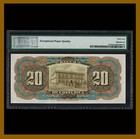 Costa Rica 20 Colones  1901-1914 P-s175r Remainder Mpg 64 Epq