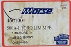 Morse 466100 500a-1 Tl Mpb 7 8 Torque Limiter