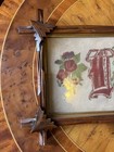 Antique Victorian Paper Punch Motto Sampler Framed    the Lord Will Provide   