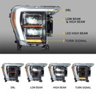 Pair Led Projector Headlights For 2021 2022 2023 Ford F150 F-150 14th Dynamicdrl