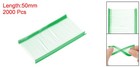 2000pcs 50mm Tagging Fasteners Clothing Tag Barbs Attachments Price Tags Green