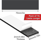 Magnetic Strips With Adhesive Backing 10 Pack Strong Self Sticky Back Magnet Tap