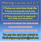 Any Size  Full Color Advertising Vinyl Outdoor Banner Sign Business Custom