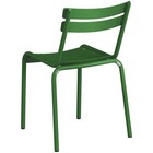 Lancaster Table   Seating Green Powder Coated Aluminum Outdoor Side Chair - 4ct