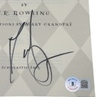 Daniel Radcliffe Signed Harry Potter Goblet Of Fire Book Autograph Beckett 
