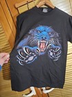 True Vintage 90s Single Stitch American Thunder Black Panther Tee T Shirt Youth