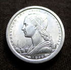 Old 1 Franc 1948 Coin Of France  french Cameroon Africa  Gazella Leptoceros