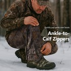 Silent Quilted Insulated Hunting Pants  6 Pockets  Water-resistant Camo