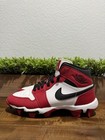 Nike Air Jordan 1 Mid    chicago    Baseball Cleats Hf6883-106 Youth Size 6y