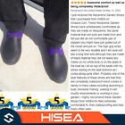 Hisea Unisex Low Top Rain Boots Neoprene Waterproof Slip-on Garden Working Shoes