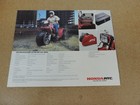 1984 Honda Big Red 200 Atc Atv 3 Wheeler Sales Brochure 6pg Original