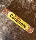 Rare  Vintage 1950 s Kraft Caramels Candy Unopened Package W  6 Wrapped Pieces 