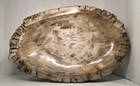 Huge 25 9lb Petrified Wood Bowl 17      Polished Fossil Log Tray Luxury Decor Sink