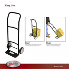 Milwaukee Hand Truck Dolly 300 Lb Heavy Duty Metal Lightweight Roll Moving Cart