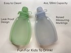 Jane   Kate Reusable Baby Food Silicone Pouch  100  Silicone  Baby Food Storage