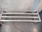 Heavy Duty Aluminum Dunnage Rack 60  X 20  X 12  Tall - 3000lb Rating