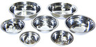 Set Of 2 Dog Cat Pet Bowl Dish Metal Stainless Steel New L Xl Xxl M S Xs Xxs New