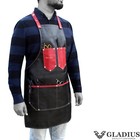 Professional Pu Leather Hair Cutting Hairdressing Barber Apron Cape For Salon