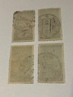 Vintage Stamps Yugoslavia 1947 Airmail Lot Of 4