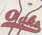 Visalia Oaks  18 Game Used Milb Oakland A   s Mlb Minor League Wilson Jersey Xl