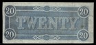 1864  20 Confederate States Of America  Note Richmond