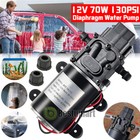 Quiet Dc12v Water Pump High Pressure Pump Fountain Pool Garden Watering Rv Motor
