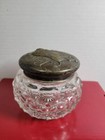 Pressed Glass   Silver Jar 1901 Pan American Exposition Buffalo W video