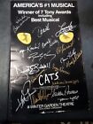 Cats The Broadway Musical Cast Signed Poster Window Card 22x14