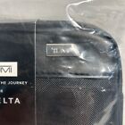 Tumi  nip  Delta One First Class Amenity Kit Sealed Genuine Black Zipper Bag New