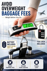 Luggage Scale With Tsa Approved Lock  Digital Portable Hanging Baggage Scale 110