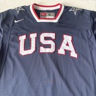 Nike Men s 2022 Olympics Team Usa Replica Hockey Jersey Navy  Size Large 