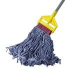 Rubbermaid Commercial Super Stitch Blend Mop Head Large Cotton synthetic Blue