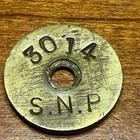 Lee Enfield Brass Unit Disc With Screw Snp 3014 Broad Arrow    ud-103 