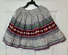 Seminole Native American Patchwork Skirt - Childrens  Girls Vintage Hand Made