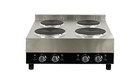 24  W 4 Burner Commercial Heavy Duty Electric Countertop Hot Plate