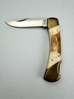 Vintage Parker Imai K-139 Stag B0ne Clip Point Lockback Hunter Knife