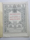 Coronation King George Vi   Queen Elizabeth Official Program 1937 