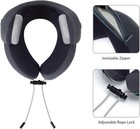 Neck Pillow Noise Canceling Soft Support Travel Pillow Memory Foam Suitable