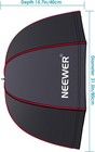Neewer 32 octagonal Umbrella Softbox For Studio Flash W carrying Bag Set Of 2