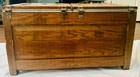 Antique Travel Food Warmer Chest-great Condition-nice Coffee Table   Decor Piece