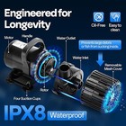 Electric Submersible Water Pump For Koi Pond Pool Waterfall Fountains Fish Tank 