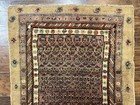 Antique Sarab Runner Rug 3x11 Wool Camel Hair Tribal Carpet 1920s Handmade
