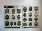 Vtg 1940s Dimond Union Fire   Police Dept Badge Advertising Brochure Catalogue