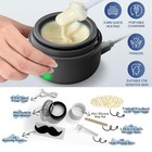 Nose Wax Kit  Mini Warmer For Eyebrow Ear Hair Removal  Waxing Kit Black