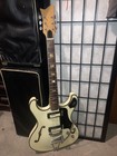 Rare Vintage Fandel White Knight Guitar