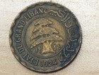 1924 Lebanon 5 Piastres